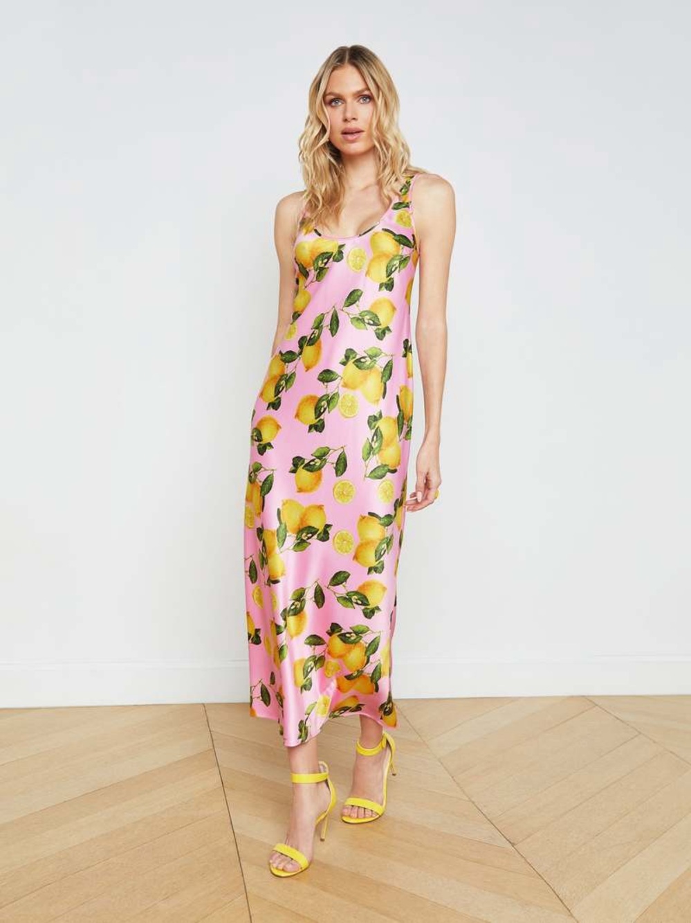 L'AGENCE Akiya Tank Dress in Cotton Candy